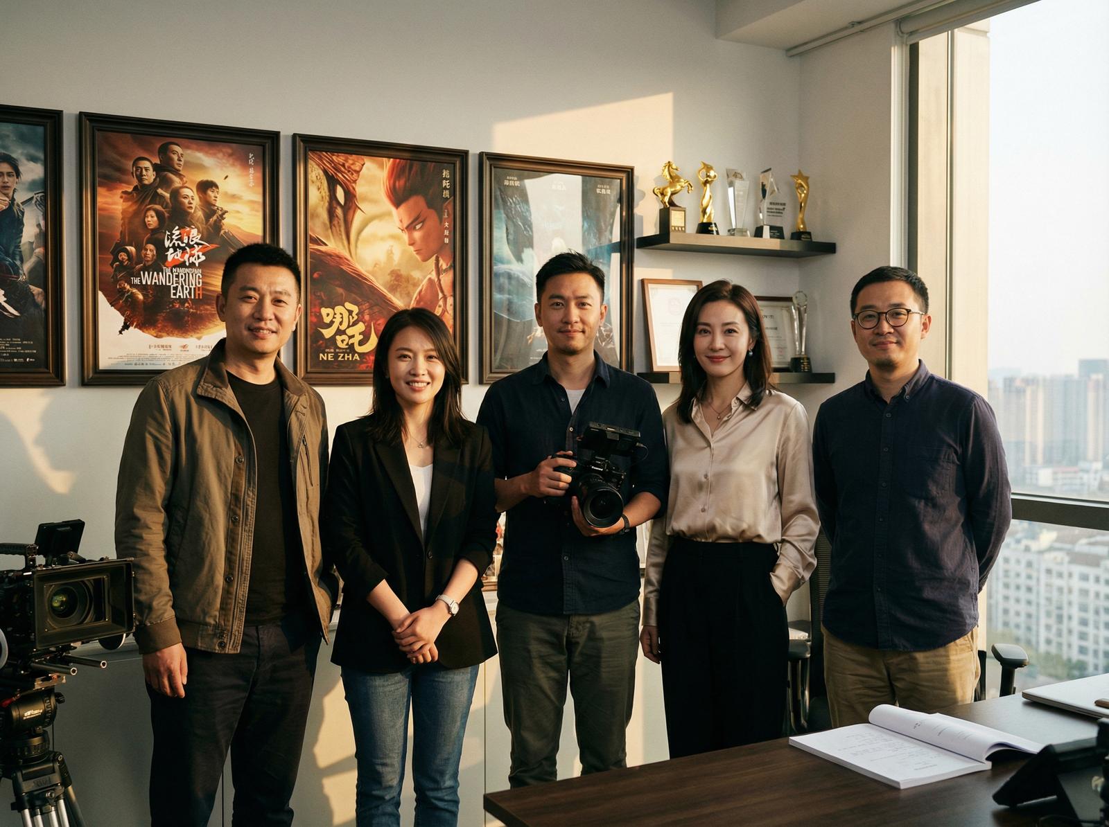 91传媒专家团队合影